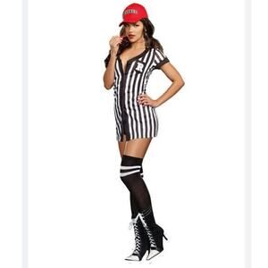 Sexy cosplay Adult My Game My Rules Ref Halloween Costume